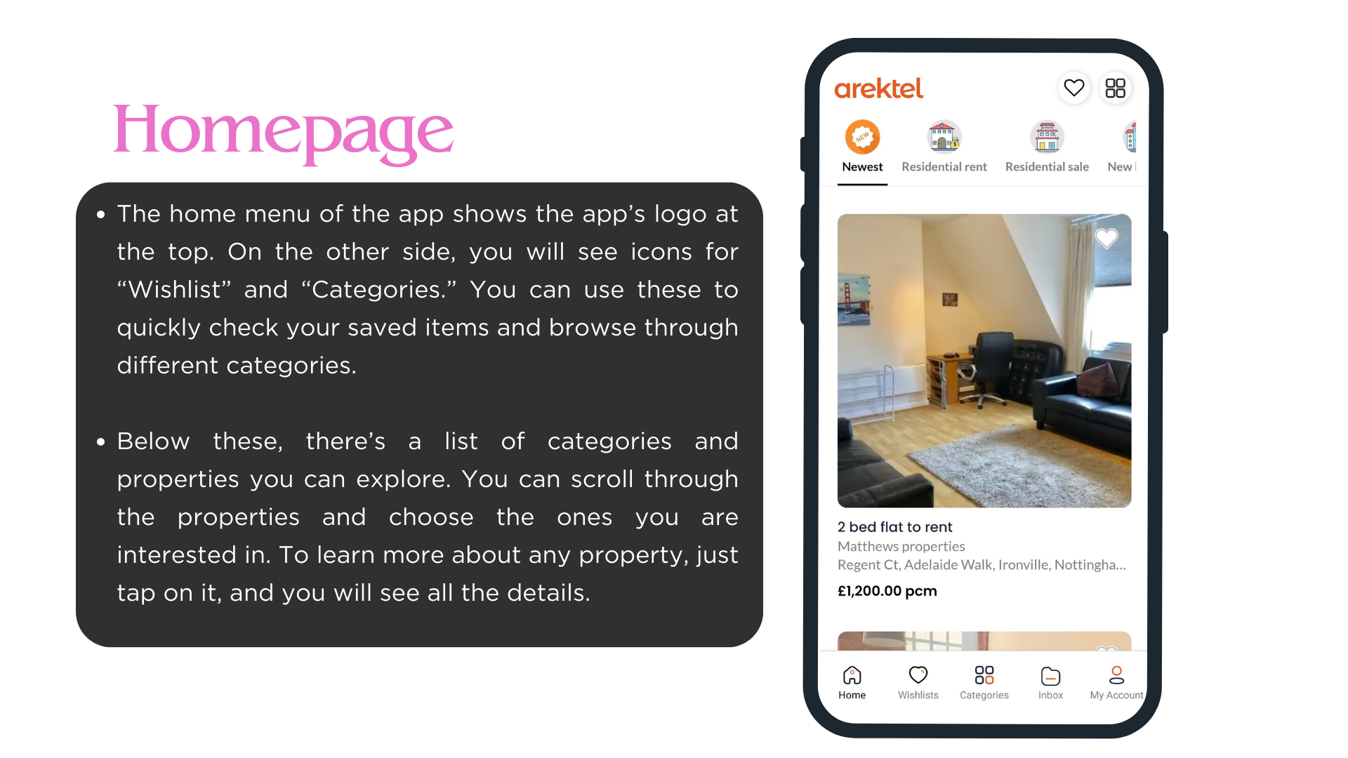 Arektel App — app screen 6