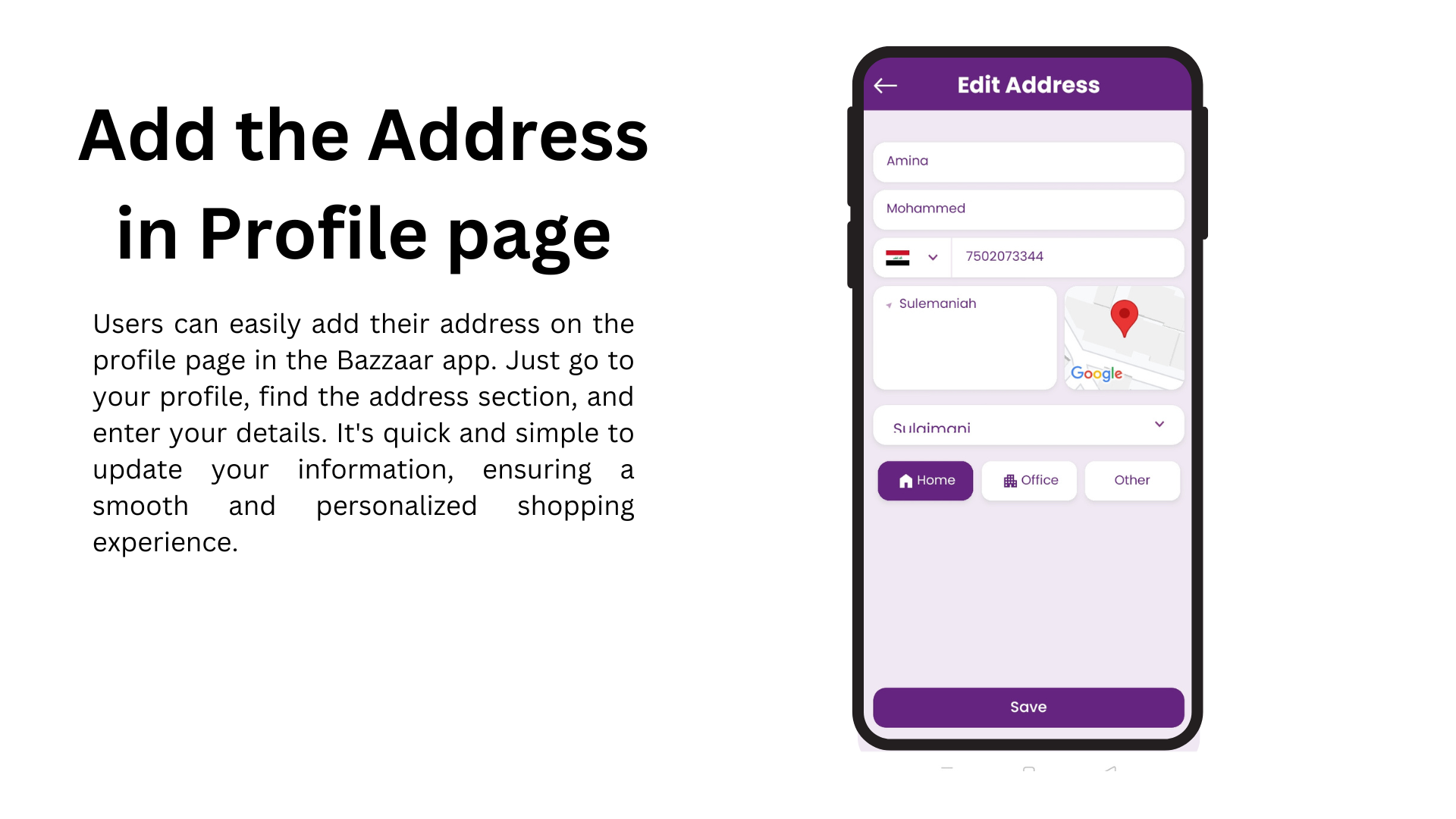 Bazzaar App — app screen 8