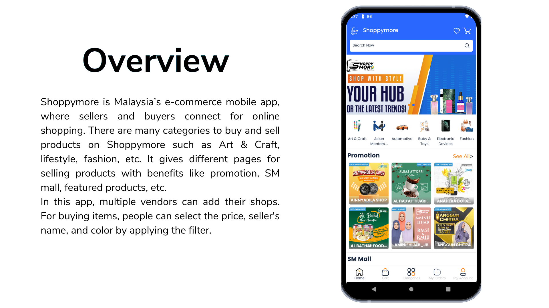 Shoppymore App — app screen 1